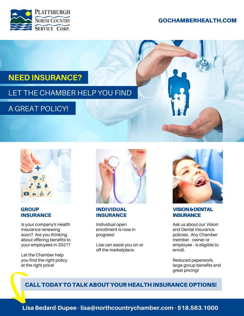 Ticonderoga Area Chamber of Commerce Health Insurance