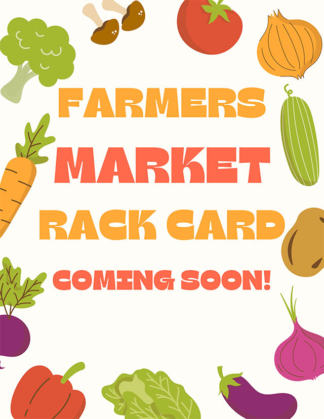 Farmer's Market Rack Card